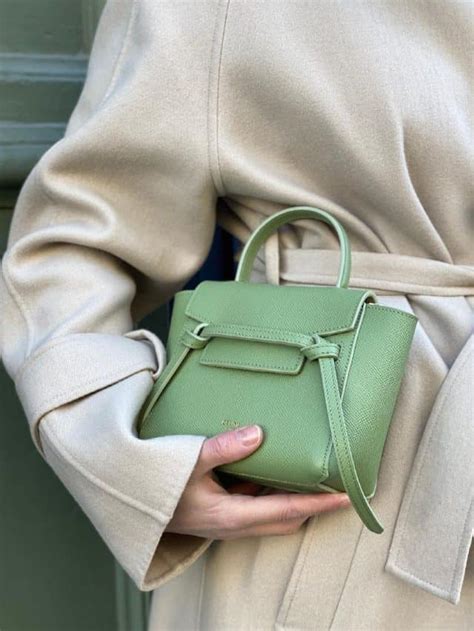 celine belt bag green|celine belt bag buy online.